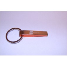 Orange and Chrome Key Chain